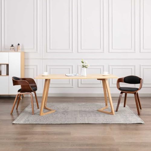 YITHOPI Esszimmerstühle 2 STK. Bugholz und Kunstleder Wohnzimmerstühle Küchenstühle für Büro von YITHOPI
