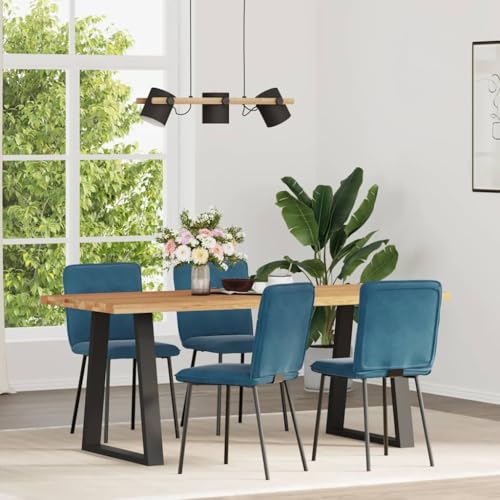 YITHOPI Esszimmerstühle 4 STK. Blau Samt Küchenstühle Esszimmermöbel für Esszimmerstuhl YITHOPI Esszimmerstühle 4 STK. Blau Samt Küchenstühle Esszimmermöbel für Esszimmerstuhl von YITHOPI