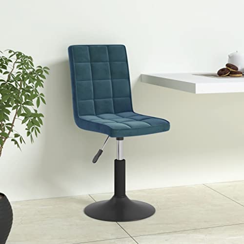 YITHOPI Esszimmerstühle 4 STK. Drehbar Blau Samt Stühle Esszimmer Küchenstühle für Büro von YITHOPI