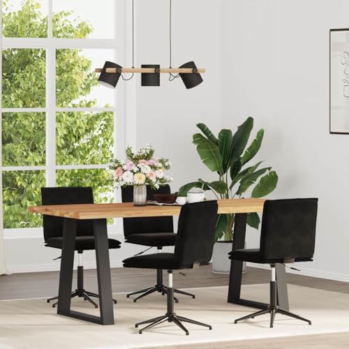 YITHOPI Esszimmerstühle 4 STK. Schwarz Samt Esszimmermöbel Bequeme Stühle für Wohnzimmer YITHOPI Esszimmerstühle 4 STK. Schwarz Samt Esszimmermöbel Bequeme Stühle für Wohnzimmer von YITHOPI