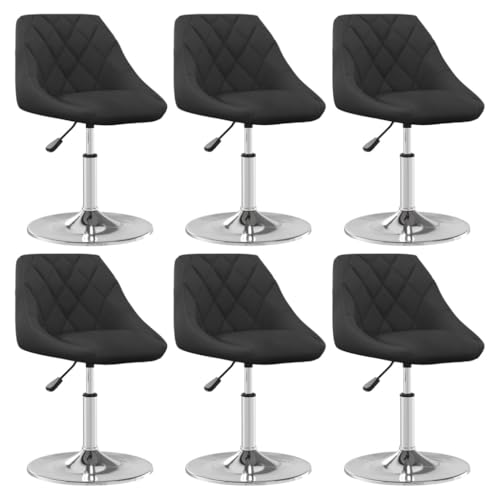 YITHOPI Esszimmerstühle 6 STK. Drehbar Schwarz Samt Speisestühle Wohnzimmerstühle für Büro von YITHOPI