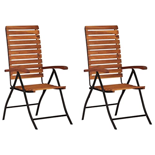 YITHOPI Garten-Liegestühle 2 STK. Akazienholz Massiv Outdoor-Stühle Sitzmöbel für Draußen für Rasenflächen YITHOPI Garten-Liegestühle 2 STK. Akazienholz Massiv Outdoor-Stühle Sitzmöbel für Draußen für Rasenflächen von YITHOPI