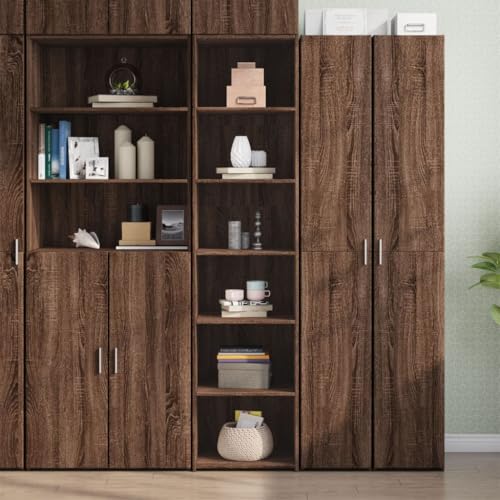 YITHOPI Highboard Braun Eichen-Optik Wohnzimmerschränke für Diele Küche 45x41x185 cm Holzwerkstoff YITHOPI Highboard Braun Eichen-Optik Wohnzimmerschränke für Diele Küche 45x41x185 cm Holzwerkstoff von YITHOPI