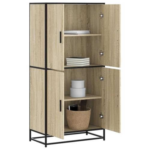 YITHOPI Highboard Sonoma-Eiche Schlafzimmerschrank für Küche Wohnzimmer 68x35x139 cm Holzwerkstoff YITHOPI Highboard Sonoma-Eiche Schlafzimmerschrank für Küche Wohnzimmer 68x35x139 cm Holzwerkstoff von YITHOPI