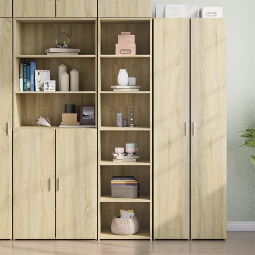 YITHOPI Highboard Sonoma-Eiche Wohnzimmerschrank für Diele Wohnzimmer 45x41x185 cm Holzwerkstoff YITHOPI Highboard Sonoma-Eiche Wohnzimmerschrank für Diele Wohnzimmer 45x41x185 cm Holzwerkstoff von YITHOPI