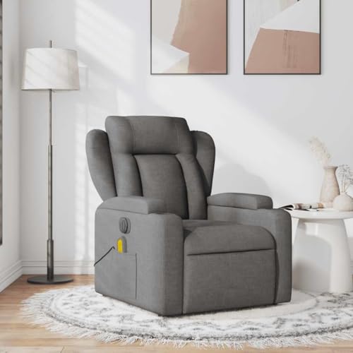 YITHOPI Massagesessel Dunkelgrau Stoff Wartezimmerstuhl Lesesessel für Schlafzimmer Küche von YITHOPI