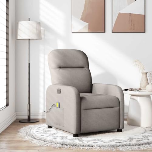 YITHOPI Massagesessel Taupe Stoff Wartezimmersessel Stuhl für Hotel Wohnzimmer von YITHOPI