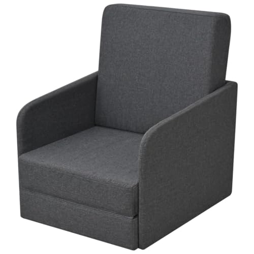 YITHOPI Schlafsessel Ausziehbar Dunkelgrau Stoff Sitzmöbel Stuhl für Schlafzimmer Wohnzimmer YITHOPI Schlafsessel Ausziehbar Dunkelgrau Stoff Sitzmöbel Stuhl für Schlafzimmer Wohnzimmer von YITHOPI