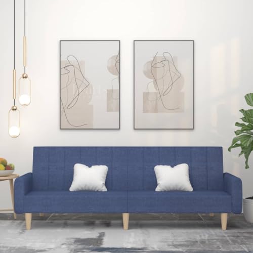 YITHOPI Schlafsofa 2-Sitzer Blau Stoff Multifunktionales Sofa Schlafzimmersofas für Büro YITHOPI Schlafsofa 2-Sitzer Blau Stoff Multifunktionales Sofa Schlafzimmersofas für Büro von YITHOPI
