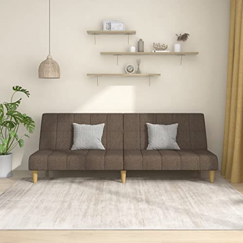 YITHOPI Schlafsofa 2-Sitzer Taupe Stoff Wohnzimmersofa Multifunktionales Sofa für Hotel YITHOPI Schlafsofa 2-Sitzer Taupe Stoff Wohnzimmersofa Multifunktionales Sofa für Hotel von YITHOPI