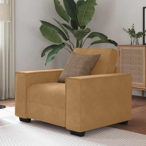 YITHOPI Sessel Braun Bürosofas Multifunktionales Sofa für Hotel 60 cm Samt YITHOPI Sessel Braun Bürosofas Multifunktionales Sofa für Hotel 60 cm Samt von YITHOPI