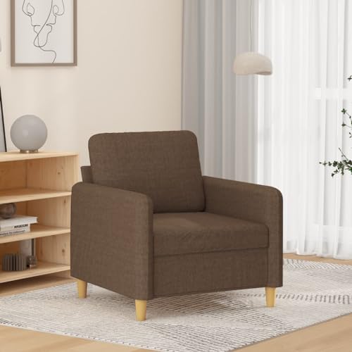 YITHOPI Sessel Braun Schlafzimmersofas Wohnzimmersofa für Büro 60 cm Stoff YITHOPI Sessel Braun Schlafzimmersofas Wohnzimmersofa für Büro 60 cm Stoff von YITHOPI