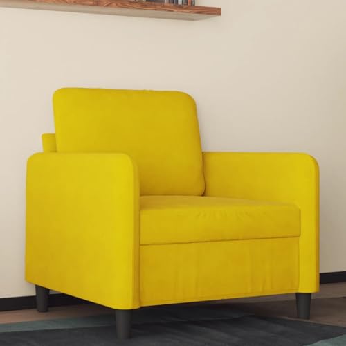 YITHOPI Sessel Gelb Wohnzimmersofas Wohnzimmersofa für Hotel 60 cm Samt YITHOPI Sessel Gelb Wohnzimmersofas Wohnzimmersofa für Hotel 60 cm Samt von YITHOPI