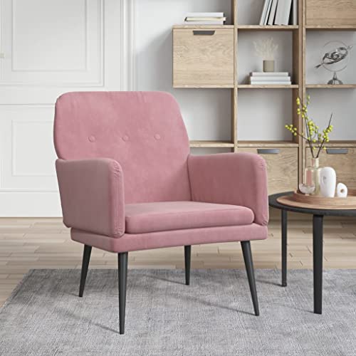 YITHOPI Sessel Rosa Sitzmöbel Wohnzimmerstuhl für Schlafzimmer Büro 62x79x79 cm Samt YITHOPI Sessel Rosa Sitzmöbel Wohnzimmerstuhl für Schlafzimmer Büro 62x79x79 cm Samt von YITHOPI