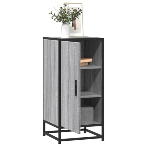 YITHOPI Sideboard Grau Sonoma Aufbewahrungsmöbel für Küche Wohnzimmer 35,5x35x76 cm Holzwerkstoff und Metall YITHOPI Sideboard Grau Sonoma Aufbewahrungsmöbel für Küche Wohnzimmer 35,5x35x76 cm Holzwerkstoff und Metall von YITHOPI