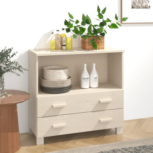 YITHOPI Sideboard HAMAR Honigbraun flurschrank für Wohnzimmer Küche 85x35x80 cm Massivholz Kiefer YITHOPI Sideboard HAMAR Honigbraun flurschrank für Wohnzimmer Küche 85x35x80 cm Massivholz Kiefer von YITHOPI