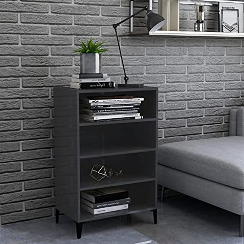 YITHOPI Sideboard Hochglanz-Grau Wohnzimmerschränke für Wohnzimmer Diele 57x35x90 cm Holzwerkstoff YITHOPI Sideboard Hochglanz-Grau Wohnzimmerschränke für Wohnzimmer Diele 57x35x90 cm Holzwerkstoff von YITHOPI