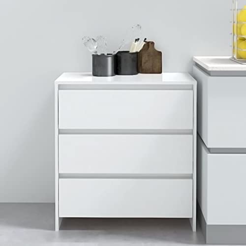 YITHOPI Sideboard Hochglanz-Weiß Wohnzimmerschränke für Schlafzimmer Wohnzimmer 70x41x75 cm Holzwerkstoff YITHOPI Sideboard Hochglanz-Weiß Wohnzimmerschränke für Schlafzimmer Wohnzimmer 70x41x75 cm Holzwerkstoff von YITHOPI