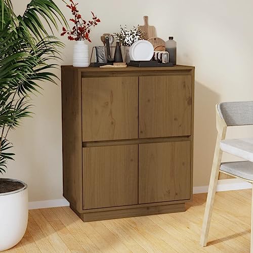 YITHOPI Sideboard Honigbraun Schlafzimmerschrank für Wohnzimmer Küche 60x34x75 cm Massivholz Kiefer YITHOPI Sideboard Honigbraun Schlafzimmerschrank für Wohnzimmer Küche 60x34x75 cm Massivholz Kiefer von YITHOPI