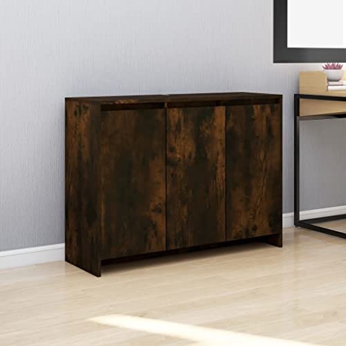 YITHOPI Sideboard Räuchereiche flurschrank für Schlafzimmer Diele 102x33x75 cm Holzwerkstoff YITHOPI Sideboard Räuchereiche flurschrank für Schlafzimmer Diele 102x33x75 cm Holzwerkstoff von YITHOPI