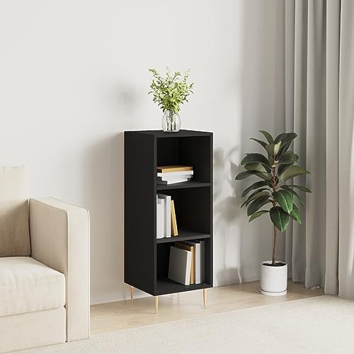 YITHOPI Sideboard Schwarz Küchenschränke für Wohnzimmer Diele 34,5x32,5x90 cm Holzwerkstoff von YITHOPI