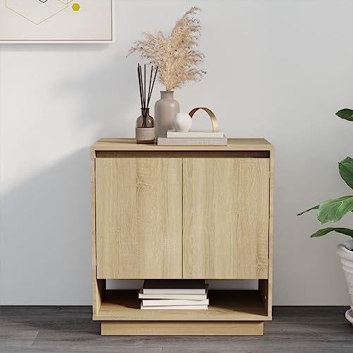 YITHOPI Sideboard Sonoma-Eiche flurschrank für Küche Schlafzimmer 70x41x75 cm Holzwerkstoff YITHOPI Sideboard Sonoma-Eiche flurschrank für Küche Schlafzimmer 70x41x75 cm Holzwerkstoff von YITHOPI