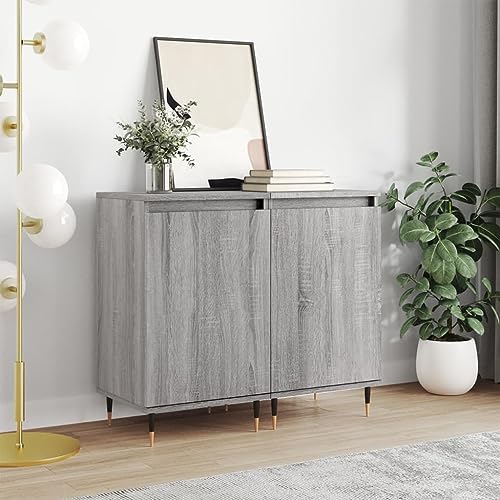 YITHOPI Sideboards 2 STK. Grau Sonoma Küchenschränke für Küche Wohnzimmer 40x35x70 cm Holzwerkstoff YITHOPI Sideboards 2 STK. Grau Sonoma Küchenschränke für Küche Wohnzimmer 40x35x70 cm Holzwerkstoff von YITHOPI