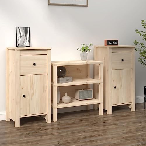 YITHOPI Sideboards 2 STK. flurschrank für Schlafzimmer Diele 40x35x80 cm Massivholz Kiefer von YITHOPI