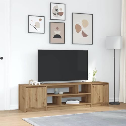YITHOPI TV-Schrank Artisan-Eiche Konsole TV Sideboard für Empfangsraum Büro 188,5x41x50 cm Holzwerkstoff YITHOPI TV-Schrank Artisan-Eiche Konsole TV Sideboard für Empfangsraum Büro 188,5x41x50 cm Holzwerkstoff von YITHOPI