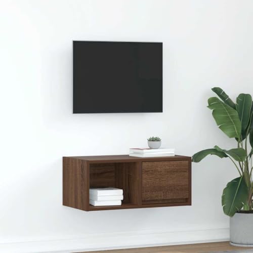 YITHOPI TV-Schrank Braun Eichen-Optik TV Möbel Wohnzimmerschrank für Wohnzimmer Arbeitszimmer 60x31x25,5 cm Holzwerkstoff YITHOPI TV-Schrank Braun Eichen-Optik TV Möbel Wohnzimmerschrank für Wohnzimmer Arbeitszimmer 60x31x25,5 cm Holzwerkstoff von YITHOPI