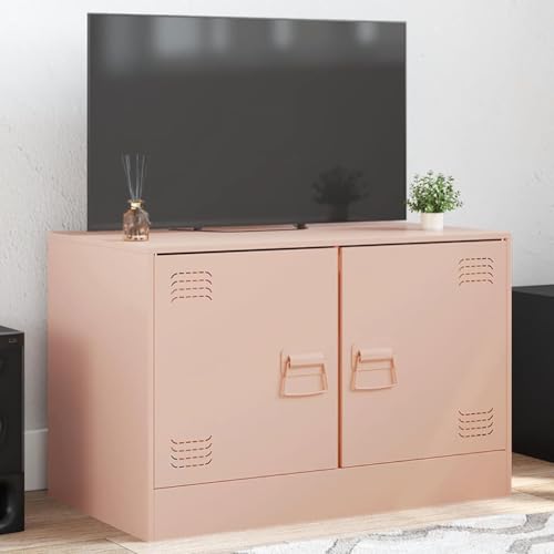 YITHOPI TV-Schrank Rosa Multifunktionaler TV-Ständer Konsole für Wohnzimmer Arbeitszimmer 67x39x44 cm Stahl YITHOPI TV-Schrank Rosa Multifunktionaler TV-Ständer Konsole für Wohnzimmer Arbeitszimmer 67x39x44 cm Stahl von YITHOPI