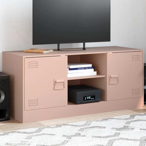 YITHOPI TV-Schrank Rosa TV Sideboard Wohnzimmertisch für Empfangsraum Schlafzimmer 99x39x44 cm Stahl YITHOPI TV-Schrank Rosa TV Sideboard Wohnzimmertisch für Empfangsraum Schlafzimmer 99x39x44 cm Stahl von YITHOPI
