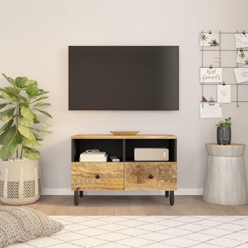 YITHOPI TV-Schrank TV Möbel Fernsehmöbel für Schlafzimmer Wohnzimmer 70x33x46 cm Massivholz Mango YITHOPI TV-Schrank TV Möbel Fernsehmöbel für Schlafzimmer Wohnzimmer 70x33x46 cm Massivholz Mango von YITHOPI