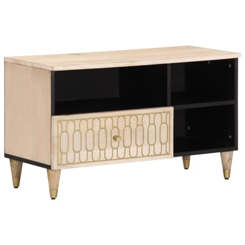 YITHOPI TV-Schrank TV Schrank TV Möbel für Schlafzimmer Arbeitszimmer 80x33x46 cm Massivholz Mango YITHOPI TV-Schrank TV Schrank TV Möbel für Schlafzimmer Arbeitszimmer 80x33x46 cm Massivholz Mango von YITHOPI