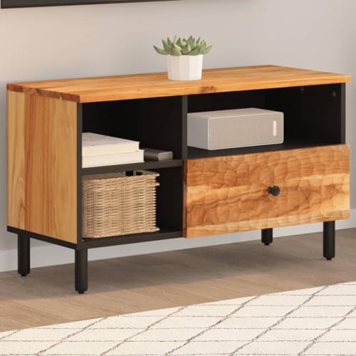 YITHOPI TV-Schrank Wohnzimmertisch Fernsehtisch für Schlafzimmer Empfangsraum 80x33x46 cm Massivholz Akazie YITHOPI TV-Schrank Wohnzimmertisch Fernsehtisch für Schlafzimmer Empfangsraum 80x33x46 cm Massivholz Akazie von YITHOPI