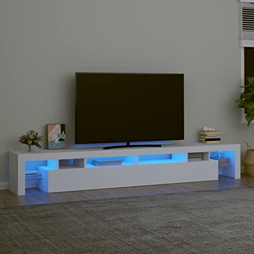 YITHOPI TV-Schrank mit LED-Leuchten Weiß TV Regal Wohnzimmerschrank für Wohnzimmer Schlafzimmer 260x36,5x40 cm YITHOPI TV-Schrank mit LED-Leuchten Weiß TV Regal Wohnzimmerschrank für Wohnzimmer Schlafzimmer 260x36,5x40 cm von YITHOPI