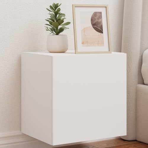 YITHOPI TV-Wandschrank mit LED-Leuchten Weiß Fernsehmöbel Wohnzimmertisch für Wohnzimmer Arbeitszimmer 40,5x35x40 cm YITHOPI TV-Wandschrank mit LED-Leuchten Weiß Fernsehmöbel Wohnzimmertisch für Wohnzimmer Arbeitszimmer 40,5x35x40 cm von YITHOPI