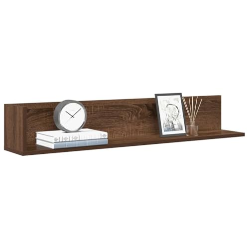 YITHOPI Wandregale 2 STK. Braun Eiche Pflanzenregal Regal für Deko für Bad Schlafzimmer 100x16,5x16,5 cm Holzwerkstoff YITHOPI Wandregale 2 STK. Braun Eiche Pflanzenregal Regal für Deko für Bad Schlafzimmer 100x16,5x16,5 cm Holzwerkstoff von YITHOPI
