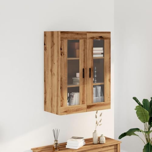 YITHOPI Wandschrank Artisan-Eiche Schlafzimmer-Schränke für Schlafzimmer Wohnzimmer 69,5x34x90 cm YITHOPI Wandschrank Artisan-Eiche Schlafzimmer-Schränke für Schlafzimmer Wohnzimmer 69,5x34x90 cm von YITHOPI