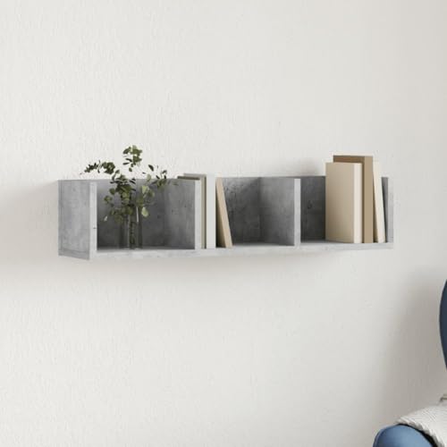 YITHOPI Wandschrank Betongrau Wandboard Hängeregal für Schlafzimmer Küche 75x18x16,5 cm Holzwerkstoff YITHOPI Wandschrank Betongrau Wandboard Hängeregal für Schlafzimmer Küche 75x18x16,5 cm Holzwerkstoff von YITHOPI