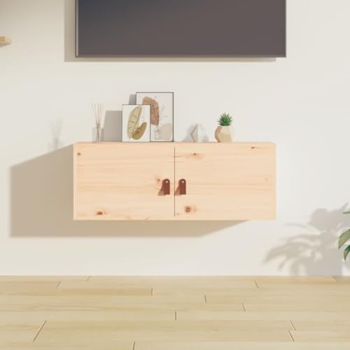 YITHOPI Wandschrank Dekoratives Wandregal Wandboard für Wohnzimmer Büro 80x30x30 cm Massivholz Kiefer YITHOPI Wandschrank Dekoratives Wandregal Wandboard für Wohnzimmer Büro 80x30x30 cm Massivholz Kiefer von YITHOPI