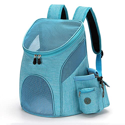 Rucksäcke Für Haustiere 1St Haustiertragetasche Für 6Kg Katzenrucksack Tragbare Zusammenklappbare Atmungsaktive Hunderucksäcke Outdoor Fronttasche Himmelblau Rucksäcke Für Haustiere 1St Haustiertragetasche Für 6Kg Katzenrucksack Tragbare Zusammenklappbare Atmungsaktive Hunderucksäcke Outdoor Fronttasche Himmelblau von YITON