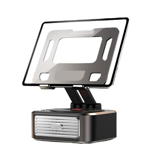 YIUPEDRFG DREI in eins Integration, drehbarer Tablet Ständer, Lautsprecher, DREI in einem Tablet Ständer, Lautsprecher, ABS Hand Begleitständer von YIUPEDRFG