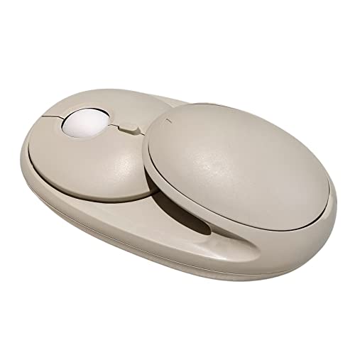 YIWENG Kabellose Maus für Laptop PC Computer 2.4G+BT3.0+BT5.0 Verbindung Tragbare Mobile optische Büromaus 3 DPI Anpassung Kompatibel mit Windows MacOS Android System,Mäuse von YIWENG
