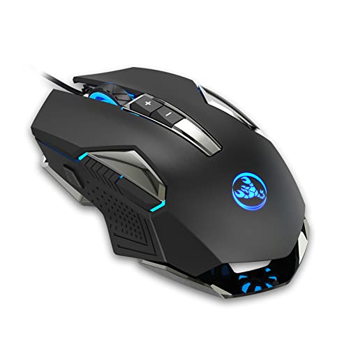 YIWENG X200 Kabelgebundene Gaming-Maus Makro-Programmiermaus 8 Tasten Ergonomische Mäuse mit 4-Gang einstellbaren DPI Bunte Lichteffekte,Gaming-Maus YIWENG X200 Kabelgebundene Gaming-Maus Makro-Programmiermaus 8 Tasten Ergonomische Mäuse mit 4-Gang einstellbaren DPI Bunte Lichteffekte,Gaming-Maus von YIWENG