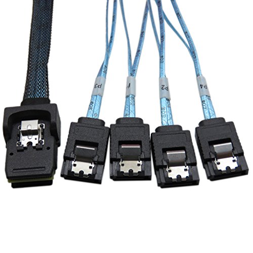 YIWENTEC Mini SAS 36P sff-8087 to 4 SATA Hard Drive with Cable 0.5 m YIWENTEC Mini SAS 36P sff-8087 to 4 SATA Hard Drive with Cable 0.5 m von YIWENTEC