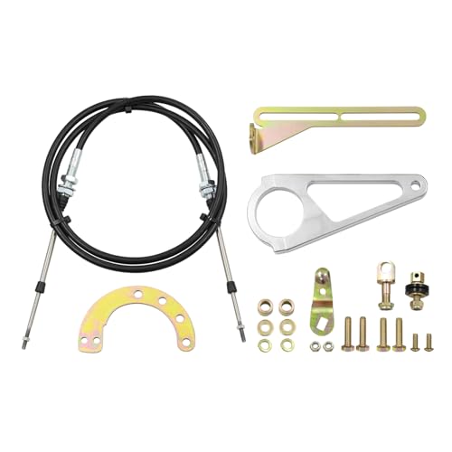 YIWEOG 2-Zoll-Säulenkabel-Schaltgestänge-Kit als Ersatz für GM TH350/TH400/700R4/TH200/2004R/4L60/4L80E-Getriebe von YIWEOG