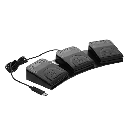 YIWEOG FS2020U1 USB-Fußschalter-Steuertaste, angepasstes Computertastatur-Aktionspedal für medizinische Geräte, Instrumente, Computer, Büro von YIWEOG
