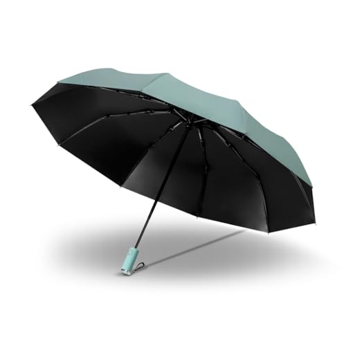 YIXANNX Automatischer Regenschirm, zusammenklappbar, Winddicht, Business Sonnenschirm, wasserdicht, Edelstahl, tragbar, 10 Knochen Zubehör YIXANNX Automatischer Regenschirm, zusammenklappbar, Winddicht, Business Sonnenschirm, wasserdicht, Edelstahl, tragbar, 10 Knochen Zubehör von YIXANNX
