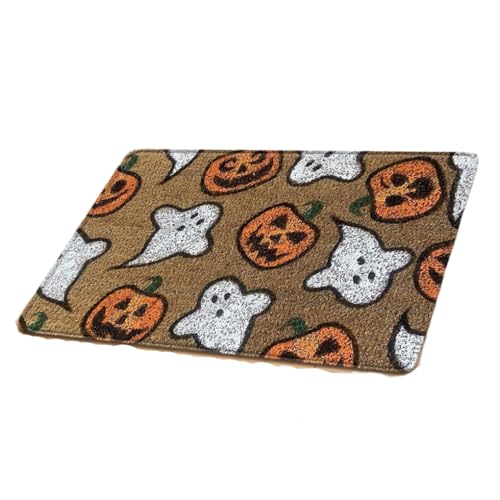 YIXANNX Cartoon Brief Teppiche Halloween Wohnzimmer Teppich Schützende ungiftig Dekoration Haushalt Zier Willkommen Matten, Nr.12 von YIXANNX